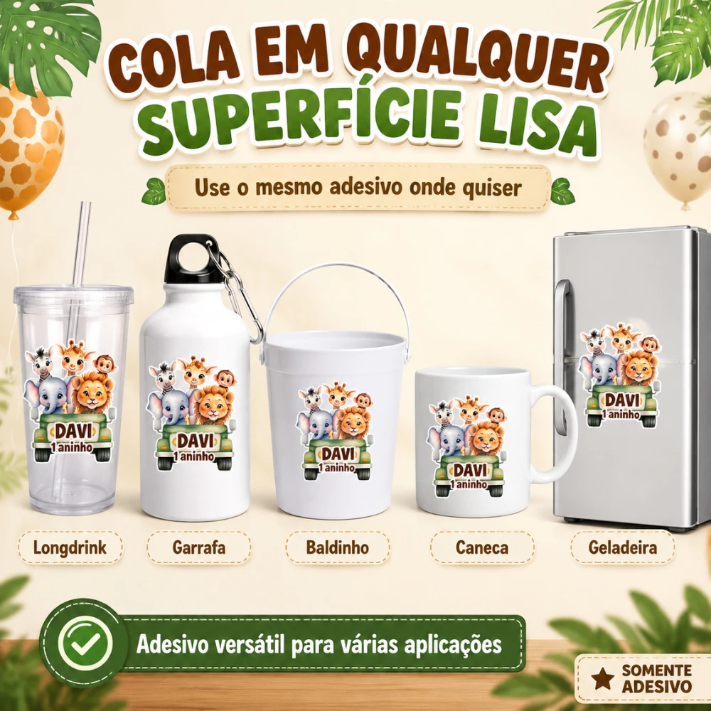 Adesivo para festa