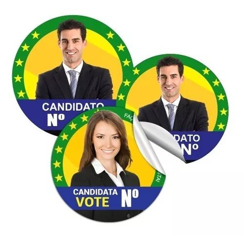 Adesivo para eleição